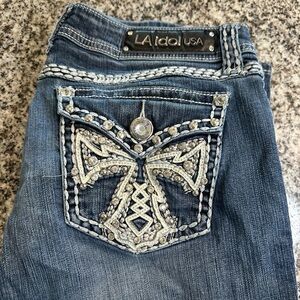 L.A. idol Women's Blue Jeans